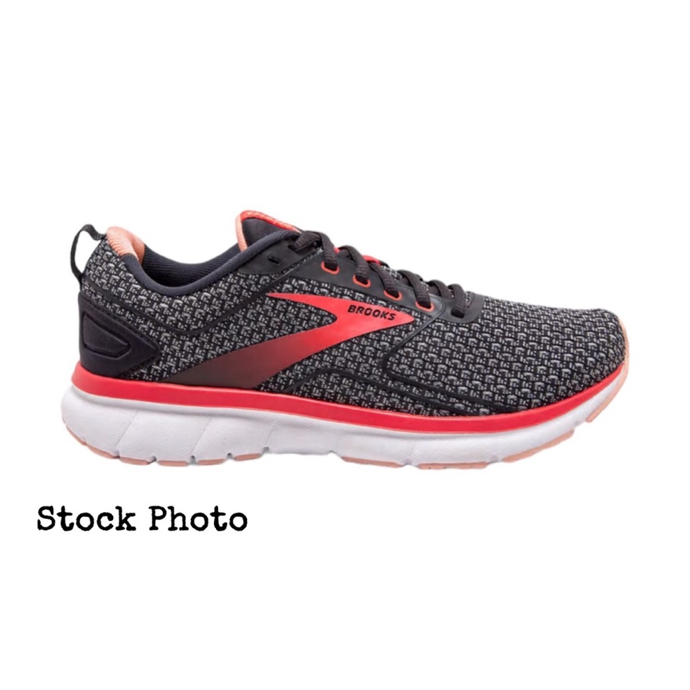 BROOKS Women's Transmit 3 Running Shoes Charcoal/Red Sneakers‎ Size 10.5 - Picture 8 of 8